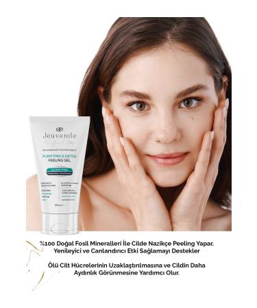 Jeuvenile Fossil Mineral Peeling Gel - Purifying and Regenerating (Allantoin Panthenol Niacinamide) - Buy Online on GoSupps.com