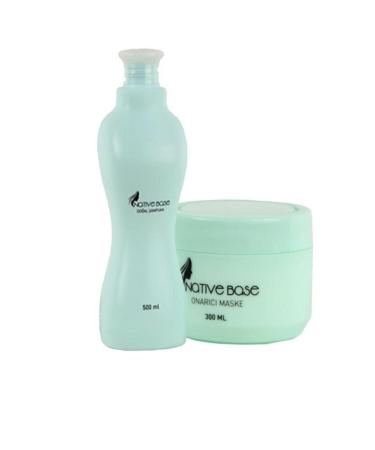 Native Base Natural Shampoo 500 ml and Repair Mask 300 ml 2840095040716