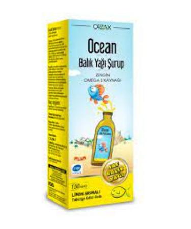 Ocean Orzax Ocean Omega3 Syrup 150 ml - Lemon