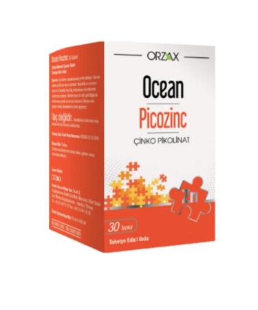 Ocean Picozinc Food Supplement 30 + 15 Tablets