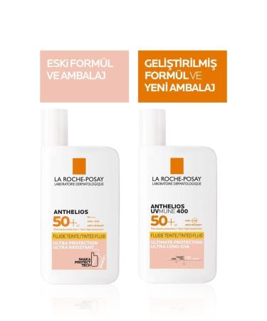 La Roche Posay High Protection Tinted Face and Eye Contour Sun Cream for All Skin Types 50 ml - Buy Online on GoSupps.com