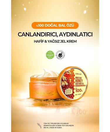 LEBELAGE Revitalizing Brightening Moisturizing Natural Honey Extract Soothing Gel Cream for Face and Body 300ml - Buy Online on GoSupps.com