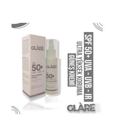Glare Care Spf 50+ Ultra High Protection Anti-Spot Sunscreen Cream 100ml