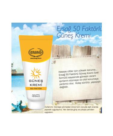 Ersa 50 Factor Sun Cream 100ml 565-21 - Buy Online on GoSupps.com