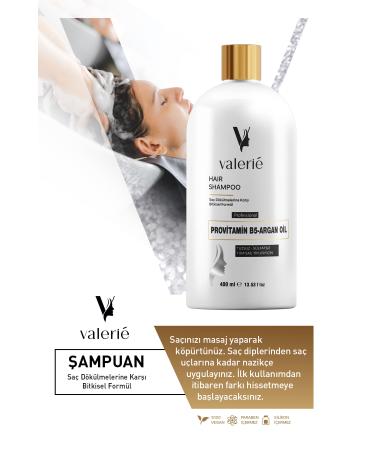 Valerie Anti-Hair Loss Shampoo with 11 Active Ingredients and No Salt for Hair Falling and Slow Growing Hair 400 ml - Buy Online on GoSupps.com