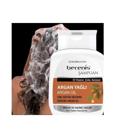 BioBellinda Berenis Argan Oil Shampoo 290 ml Shiny and Voluminous Hair