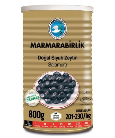 Marmarabirlik Mega Black Olive 800gr