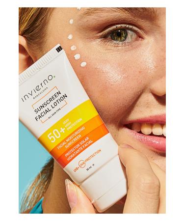 Invierno Barcelona LLC. Moisturizing & Skin Tone Equalizing Face Sunscreen 50+SPF 50ml