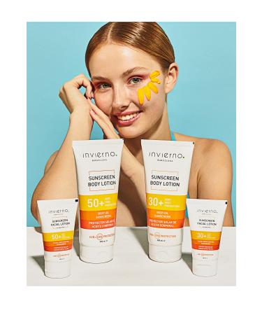 Invierno Barcelona LLC. +50 Spf Body Sunscreen Cream +50 Spf Sunscreen Body Lotion - Buy Online on GoSupps.com