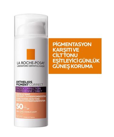 La Roche Posay Anti-Wrinkle and Anti-Blemish 24-Hour Moisturizing Medium Tone Tinted Face Sunscreen 50 ML.  - Buy Online on GoSupps.com