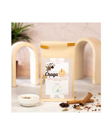 Haven Herbs & Blends ChocoChaga CHAI 50gr | Chaga Mushroom Cocoa Masala Tea | Chai tea | Haven Herbs Blends