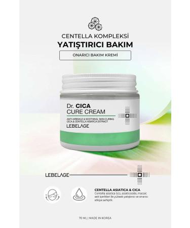 LEBELAGE Centella Asiatica Soothing Repairing Care Cream Dr Cica Cure Cream - Buy Online on GoSupps.com