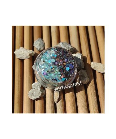 hbtasarim Glitter Eyeshadow Glittery Creamy Eyeshadow Transitional Face and Body Glitter Shiny Glitter - Buy Online on GoSupps.com