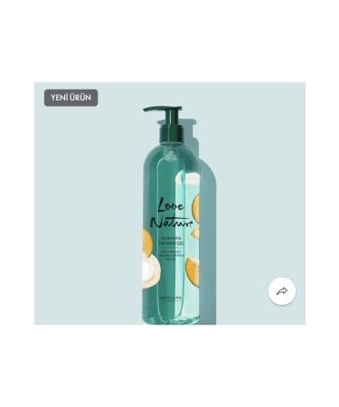 Oriflame Love Nature Refreshing Shower Gel with Organic Coconut Water and Melon Extract