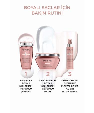 Kerastase Chroma Absolu Bain Riche Color Protecting and Shining Shampoo for Colored Hair 250ml - Buy Online on GoSupps.com