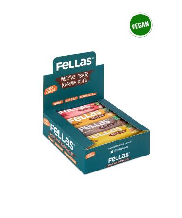 Fellas Fruit Bar 35g Mixed Box 12 Pieces (4 Types) - Buy Online on GoSupps.com