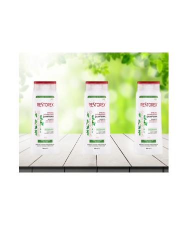 Restorex Shampoo for Oily Hair 500 ml * 3 Pieces