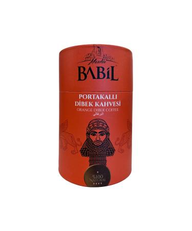 Babil Mardin Babil Orange Dibek Coffee 200g Cardboard Cylinder Box