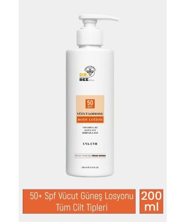 Dr.bee hill Spf 50+ High Protection Body Sun Lotion for All Skin Types 200ml