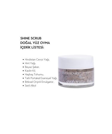 evolvy natural skincare Shine Scrub - Natural Sugar Scrub (Coconut Orange) - Buy Online on GoSupps.com