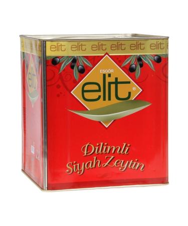 Elite Olive Elite Sliced Black Olives (8 Kg)