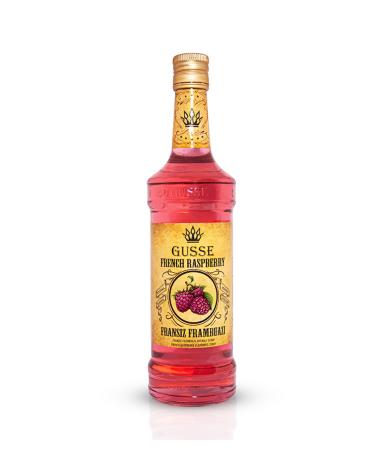 Gusse French Raspberry Flavored Cocktail Syrup 70 Cl