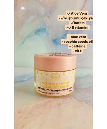 MHYSSA naturals Aloe Vera Caffeine Eye Cream Caffeine Eye Cream 50 ml - Buy Online on GoSupps.com