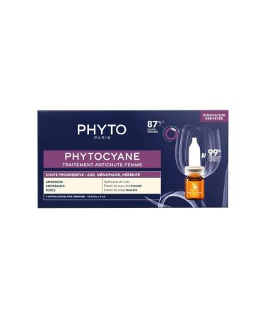 Phyto Phytocyane Anti Hair Loss Care for Women 12 Ampoules x 5 ml