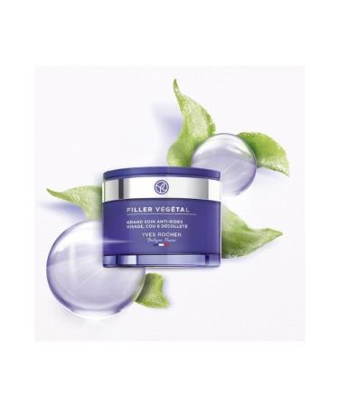 Yves Rocher Face/Neck/D collet Cream Plumping Plant Filler Vegetal - Buy Online on GoSupps.com