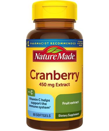 Nature Made Cranberry with Vitamin C 60 Softgels