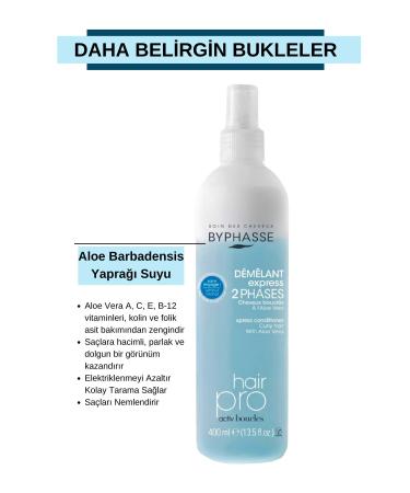 BYPHASSE Dual Phase Vegan Liquid Conditioner for Curly Hair 400ml - Buy Online on GoSupps.com