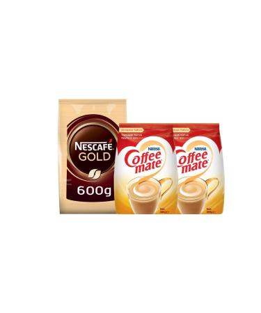 Nescafe Gold 600gr + Coffee Mate 500gr x2