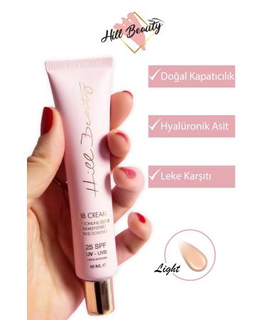 Hill Beauty Turkey Makeup Box Hyaluronic Acid Effective Anti-Stain BB Cream Light 25+spf/makeup sponge/makeup tape - Buy Online on GoSupps.com