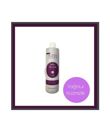 THE CARE CODES The Blonde Codes Anti Yellow Purple Shampoo for Grey Hair 380ml