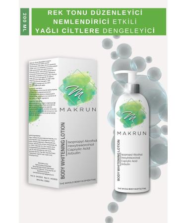 makrun Body Whitening Lotion - Skin Tone Adjuster - Moisturizing Effect - Special for All Skin Types