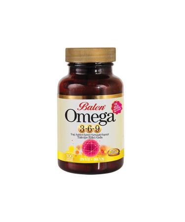 Balen Omega 3-6-9 Softgel 1200 Mg 100 Capsules Balen