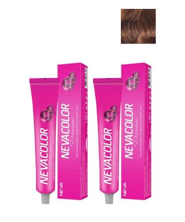 Neva Color Premium Tube Hair Dye 8.0 Intense Light Blonde 50 ml 2-pack 8690057009327