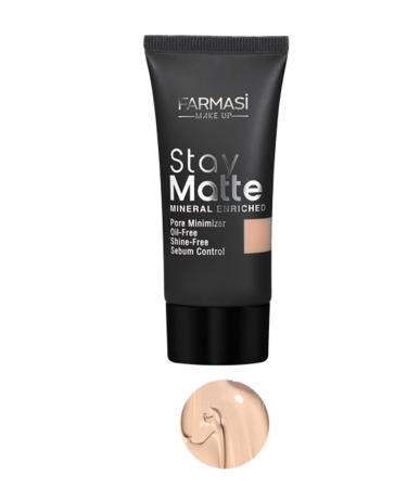 Farmasi Foundation - Stay Matte Foundation Neutral 03 30 ml 8690131772321