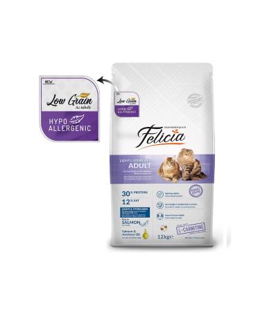 Felicia Sterilized Hypoallergenic Salmon Cat Food 12 Kg