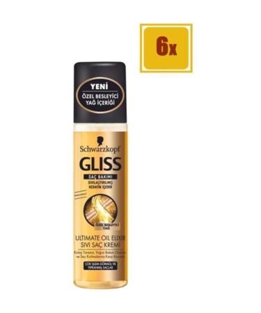Gliss Ultimate Oil Elixir Liquid Hair Conditioner 200 ml Set of 6