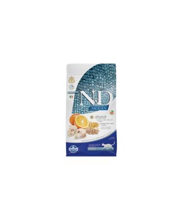N & D Ocean Adult Cat Food with Cod and Orange - 1.5 Kg