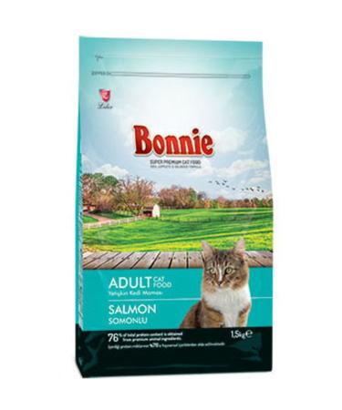Bonnie Adult Cat Food Salmon 1.5 Kg