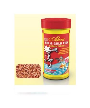 Ahm Koi Goldfish Colour Sticks Fish Food 1000 ml