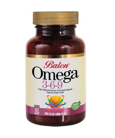 Balen Omega 3-6-9 1200 Mg 100 Capsules
