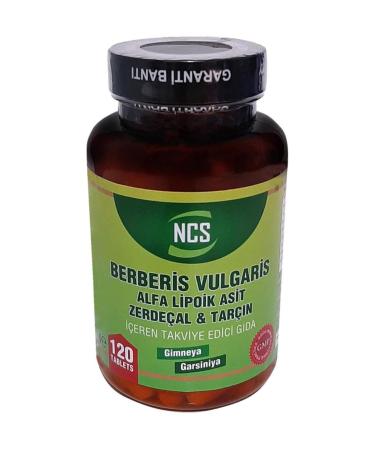 Ncs Berberis Vulgaris Alpha Lipoic Acid Cinnamon Turmeric 120 Tablets