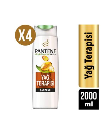 Pantene Shampoo Natural Synthesis Oil Therapy 4 x 500 ml