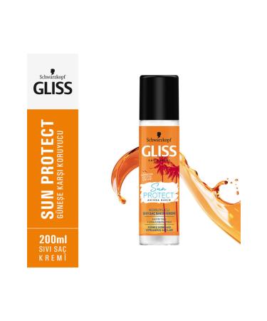 Gliss Sun Protect Liquid Hair Conditioner 200 Ml