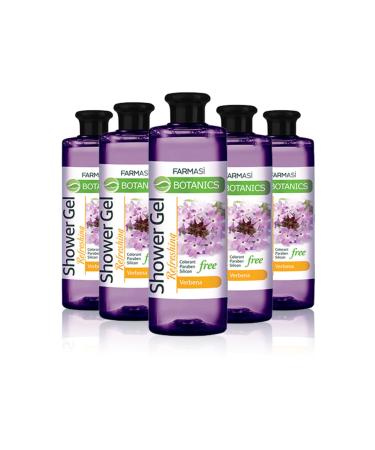 Farmasi Botanics Verbena Extract Refreshing Shower Gel 500 ml x 5 Pieces