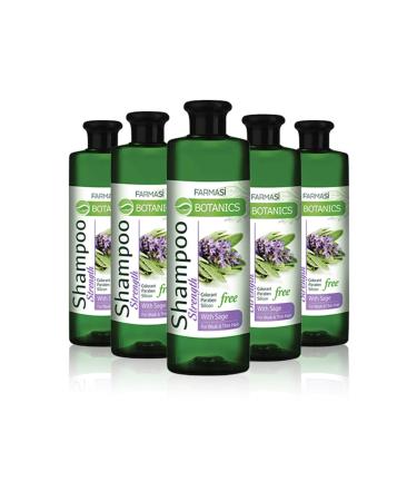 Farmasi Botanics Sage Extract Strengthening Shampoo-500ml 5 Pieces