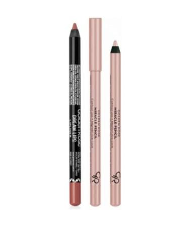 Golden Rose Eye and Lip Illuminating Pencil - Miracle Pencil + Dream Lips Lip Pencil 503